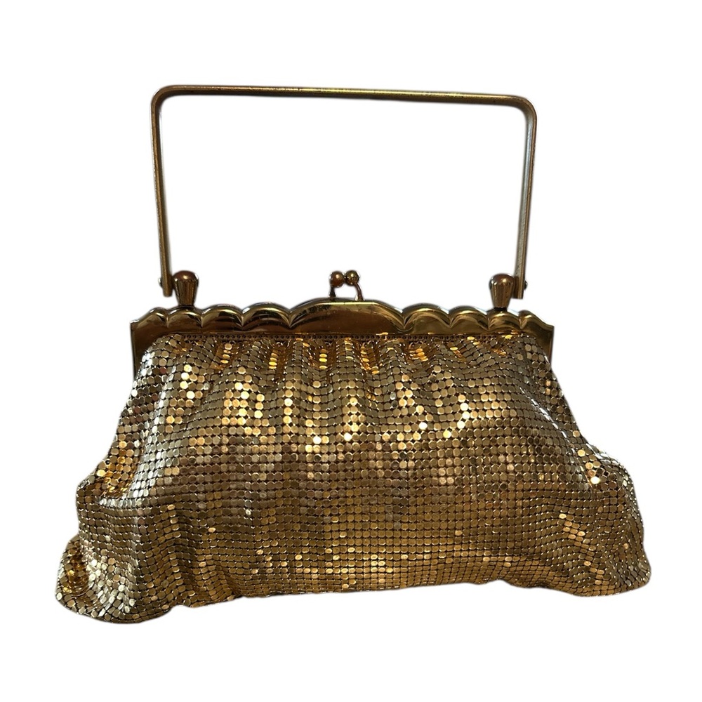 50’s Whiting & Davis gold mesh handbag